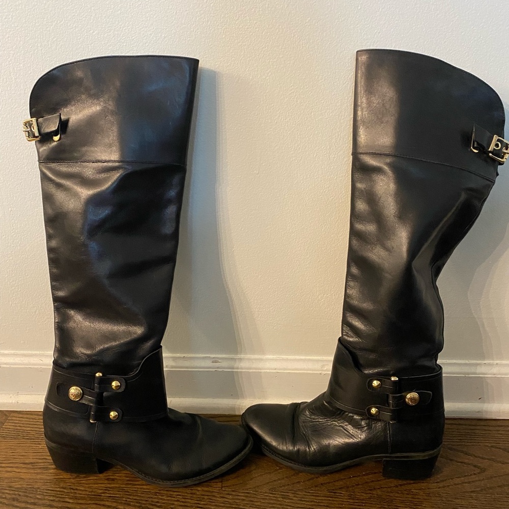 Vince Camuto - black leather boots size 8.5